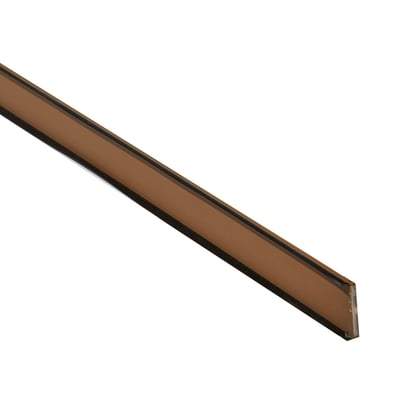 Lorient Intumescent Bladed Dual Seal FD30 (20mm x 4mm x 2.1m) - Brown - LPD Doors