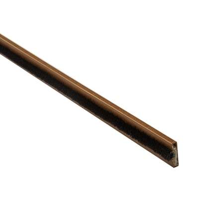 Lorient Intumescent Pile (Black Brush) FD30 - 20mm x 4mm x 2.1m - Brown - LPD Doors