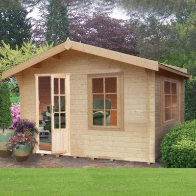 Shire Bucknells Log Cabin - All Sizes - Shire
