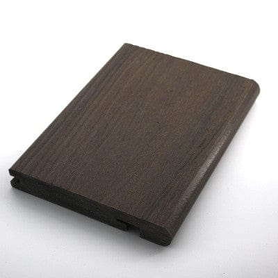 RynoTerrace Signature Mahogany Capped Composite Bullnose Deck Board 3m x 144mm x 22mm - All Colours - Ryno Outdoor & Garden