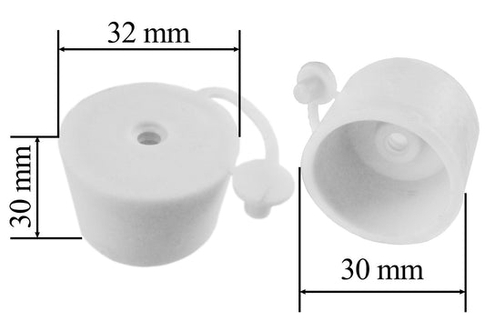 Demijohn Rubber Bung KZ 32 With Cap - Best4Trade-Retail Costwise Home Brewing