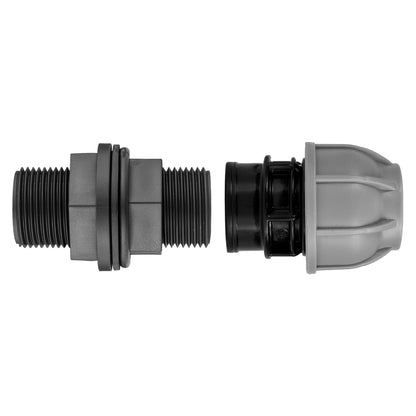 1” BSP Water Butt Fitting with 32mm MDPE Straight - Best4Trade-Retail Garden watering