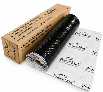 Camper Van Sound Deadening Mat, PeaceMAT XR 2m Roll in Black