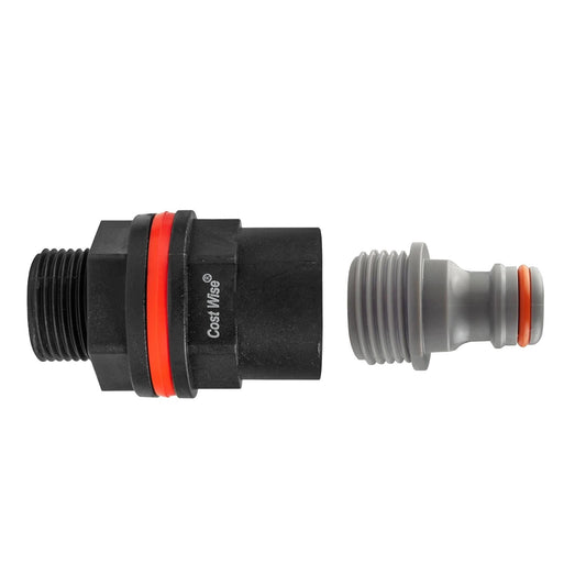 Water Butt Kit ½” BSPM-F with Male Quick Connector - Best4Trade-Retail Garden watering