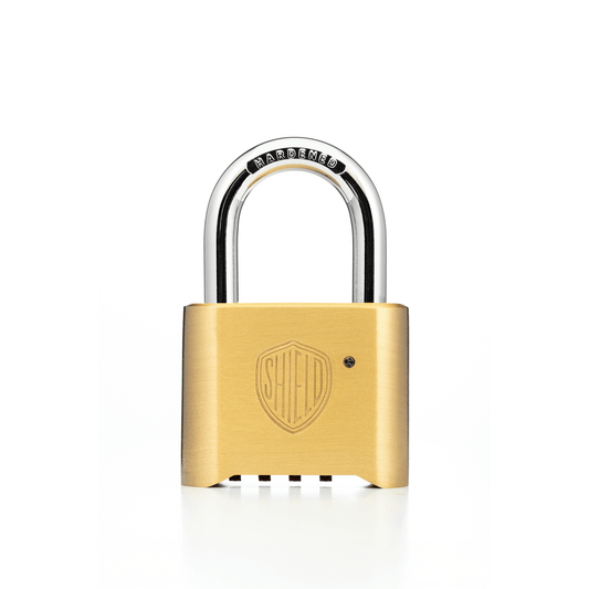 Shield Heavy Duty Brass Combination Padlock - Nothing But Padlocks