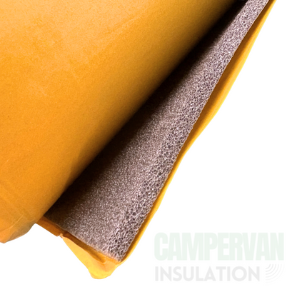 Off Cuts - 5mm Adhesive Sound Absorbing Polyethylene Foam insulation, 1m x 2m (2 x Rolls)