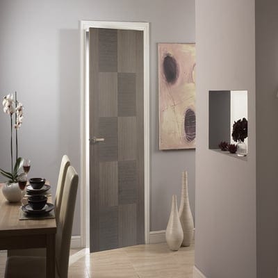 Apollo Chocolate Grey Pre-Finished Interior Door - 1981mm x 686mm - LPD Doors