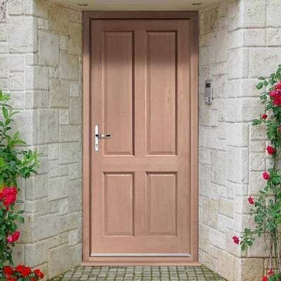 Colonial Hardwood M&T 4 Panel External Door - 1981mm x 838mm - LPD Doors