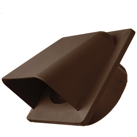 External Brown Louvre Vent  KRD/100B fi100mm - Best4Trade-Retail