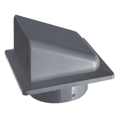 External Graphite Louvre Vent KRD/100G fi100mm - Best4Trade-Retail