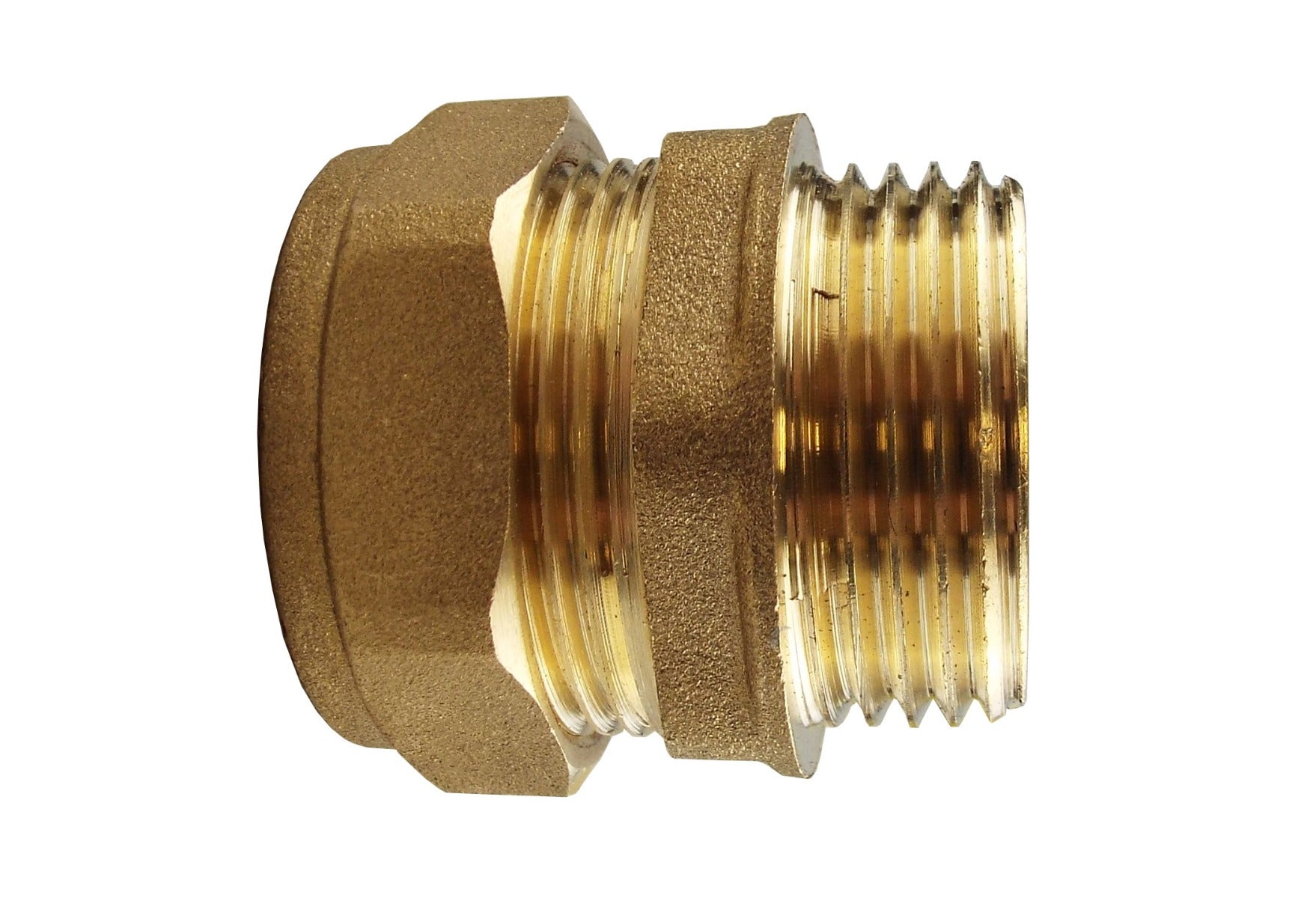 Brass Compression Straight 15mm - 1/2"BSPM - Best4Trade-Retail Tech Hose & Fittings