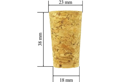 Tapered Cork 18mm/23mm - Best4Trade-Retail Costwise Home Brewing