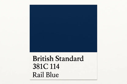 British Standard 381C 114 Rail blue   400ml Aerosol Available in any Finish