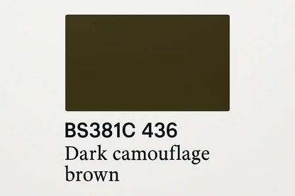 381C 436 Dark camouflage brown 400ml Aerosol Available in any Finish