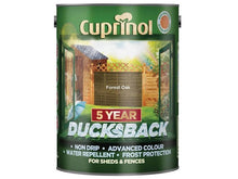 Load image into Gallery viewer, Cuprinol Ducksback 5 Year Waterproof for Sheds and Fences - 5 Litre - Cuprinol
