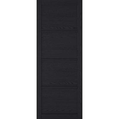 Soho Dark Charcoal Panelled Pre-Finished Internal Door - 1981mm x 762mm - LPD Doors