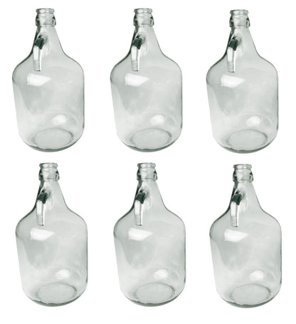 Glass Demijohn 5L 6 Pack Plain - Best4Trade-Retail Costwise Home Brewing