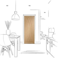 Load image into Gallery viewer, XL Joinery Salerno Internal Oak Fire Door 1981 x 762 x 44mm - XL Joinery
