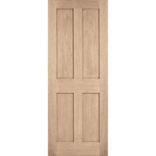 Load image into Gallery viewer, LPD London Oak Pre-Finished 4 Panel Internal Door - All Sizes - Build4less
