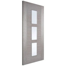 Load image into Gallery viewer, LPD Hampshire Light Grey 3 Light Panels Pre-Finished Internal Door - 1981mm x 686mm - LPD Doors
