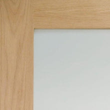 Load image into Gallery viewer, XL Joinery Shaker 4 Light Internal Oak Door with Clear Glass Fire Door - All Size - XL Joinery
