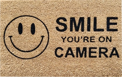 Doormat 60cm x 40cm - 'Smile You're On Camera' - Best4Trade-Retail Garden watering