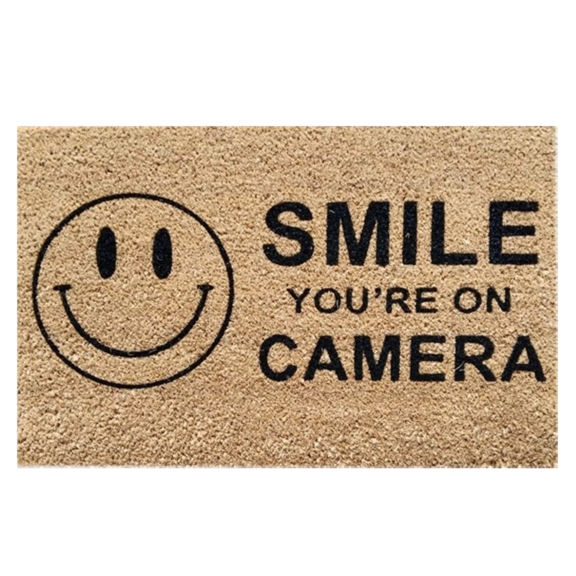 Doormat 60cm x 40cm - 'Smile You're On Camera' - Best4Trade-Retail Garden watering