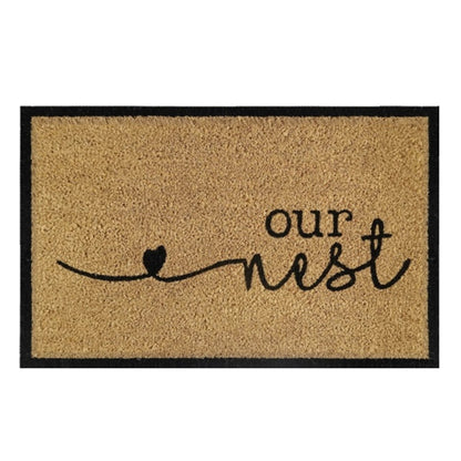 Doormat 60cm x 40cm - 'Our Nest' - Best4Trade-Retail Garden watering