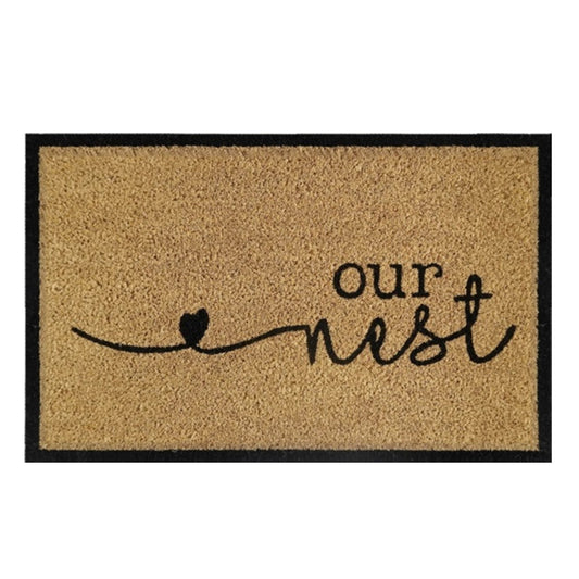Doormat 60cm x 40cm - 'Our Nest' - Best4Trade-Retail Garden watering