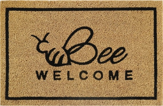 Doormat 60cm x 40cm - 'Bee Welcome' - Best4Trade-Retail Garden watering