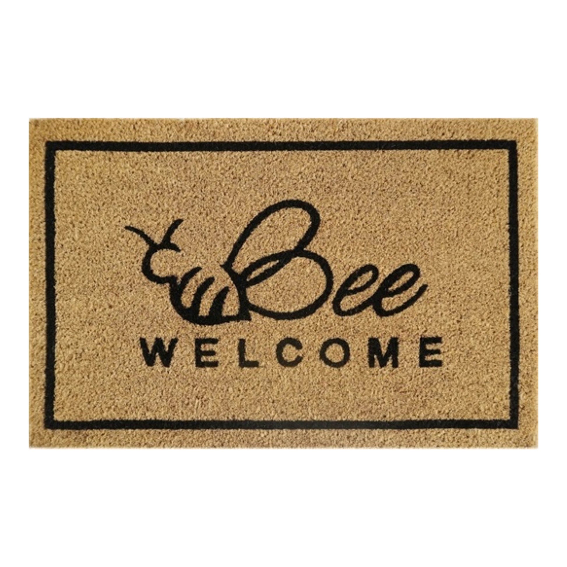 Doormat 60cm x 40cm - 'Bee Welcome' - Best4Trade-Retail Garden watering