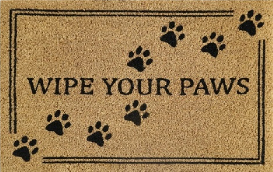 Doormat 60cm x 40cm - 'Wipe Your Paws' - Best4Trade-Retail Garden watering