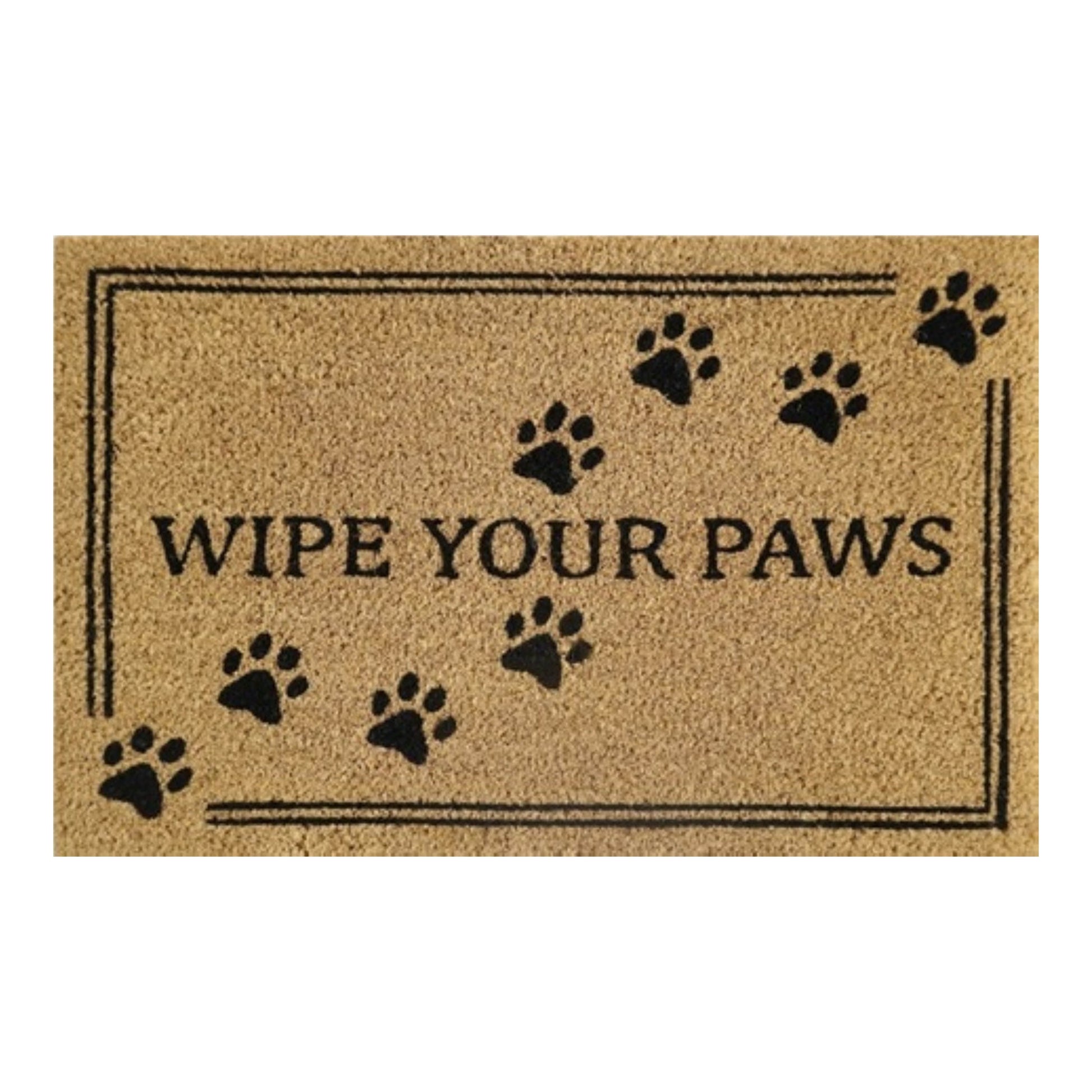 Doormat 60cm x 40cm - 'Wipe Your Paws' - Best4Trade-Retail Garden watering