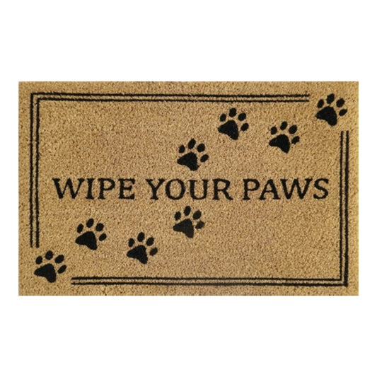 Doormat 60cm x 40cm - 'Wipe Your Paws' - Best4Trade-Retail Garden watering