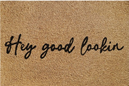 Doormat 60cm x 40cm - 'Hey Good Lookin' - Best4Trade-Retail Garden watering