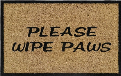Doormat 60cm x 40cm - 'Please Wipe Paws' - Best4Trade-Retail Garden watering
