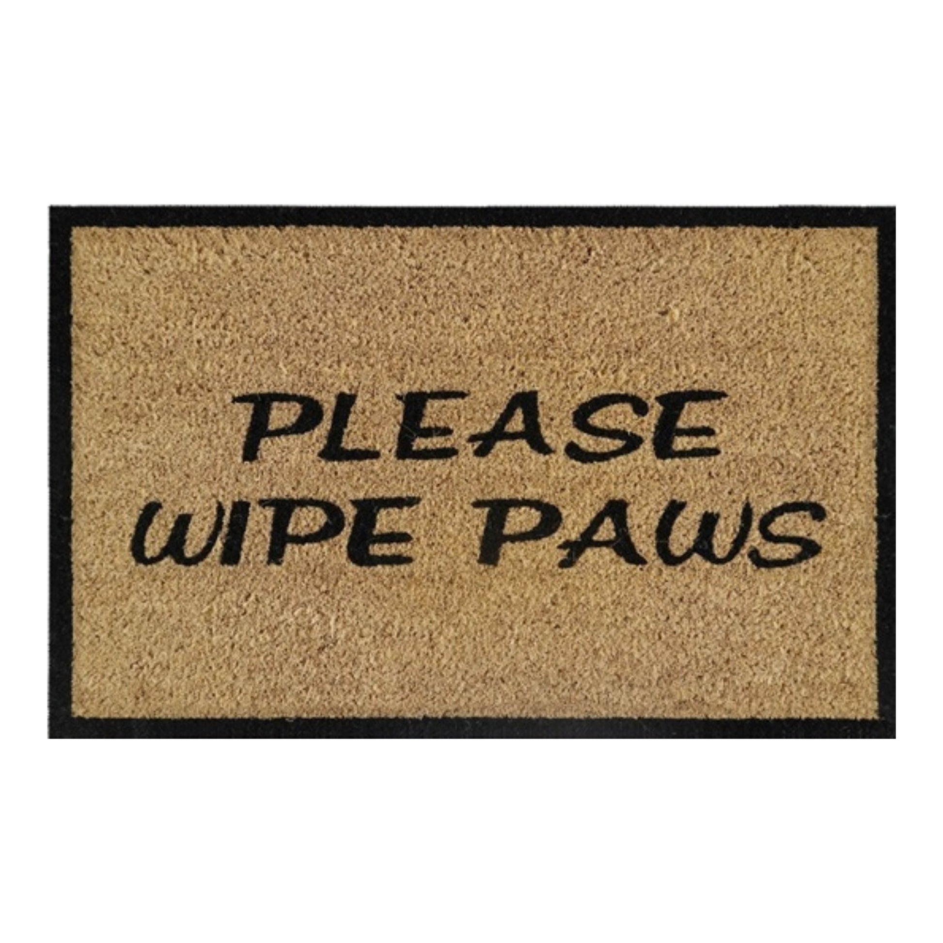 Doormat 60cm x 40cm - 'Please Wipe Paws' - Best4Trade-Retail Garden watering