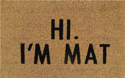 Doormat 60cm x 40cm - 'Hi. I'm Mat' - Best4Trade-Retail Garden watering