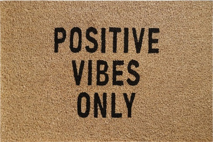 Doormat 60cm x 40cm - 'Positive Vibes Only' - Best4Trade-Retail Garden watering
