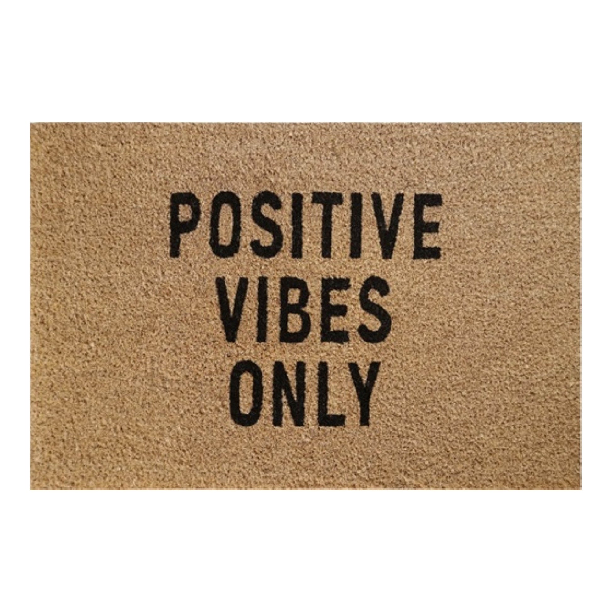 Doormat 60cm x 40cm - 'Positive Vibes Only' - Best4Trade-Retail Garden watering