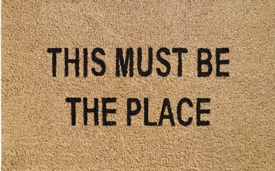 Doormat 60cm x 40cm - 'This Must Be The Place' - Best4Trade-Retail Garden watering