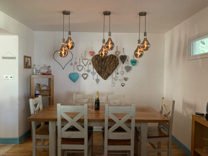 Double Cluster Pendant Light | 2 Drop Kitchen Island, Hallway & Dining Lighting UK