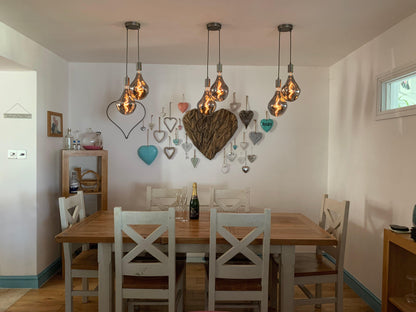 Double Evo Cluster Pendant Light | 2 Drop Kitchen Island, Bedside & Hallway Lighting UK