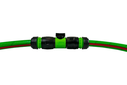 Cost Wise Snap On Male-Male In Line Valve Kit Black/Green - Best4Trade-Retail Garden watering