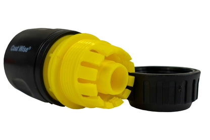 Female Hose Connector, 1/2" or 5/8" Hose, Yellow - Best4Trade-Retail Garden watering