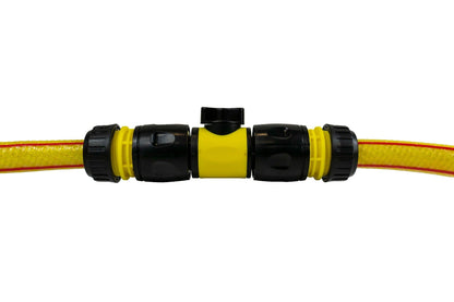 Cost Wise Snap On Male-Male In Line Valve Kit Yellow/Black - Best4Trade-Retail Garden watering