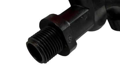1/2" BSPM Plastic Quick Connect Tap Black/Orange