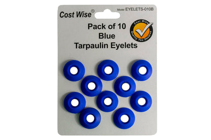 Tarp Eyelets Pack of 10 Blue - Best4Trade-Retail Tarpaulins