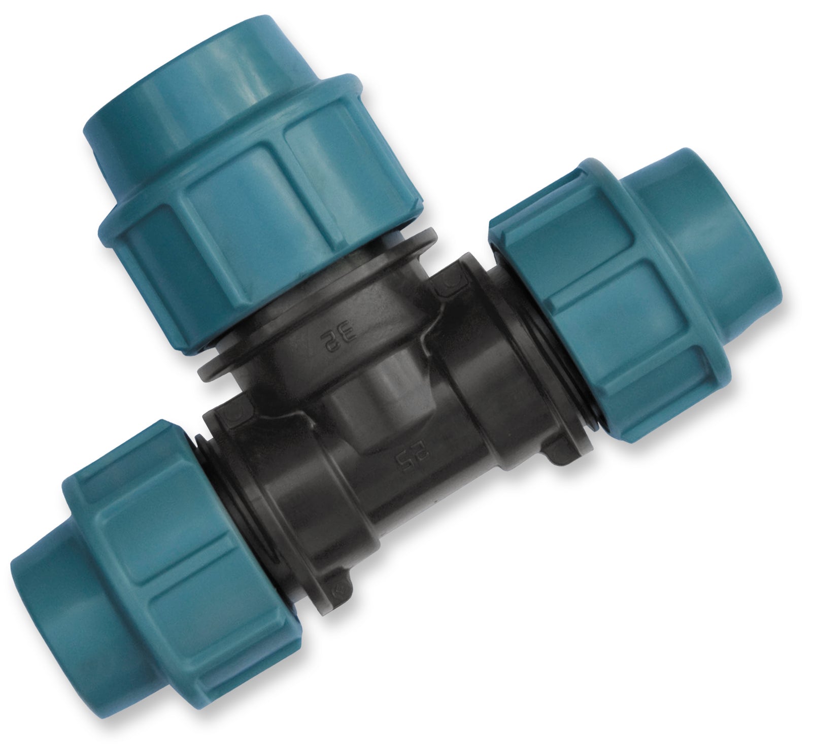 MDPE Tee Reducing 25mm - 32mm - 25mm - Best4Trade-Retail Tech Hose & Fittings