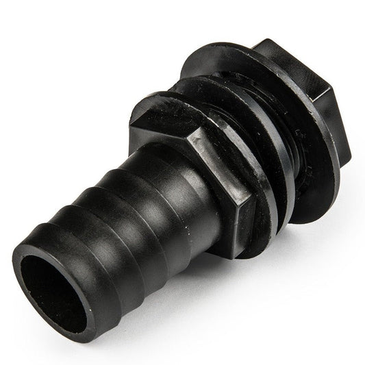 Tank Connector with Washer 3/4" BSPM & 1" Barb Outlet - Best4Trade-Retail Tech Hose & Fittings